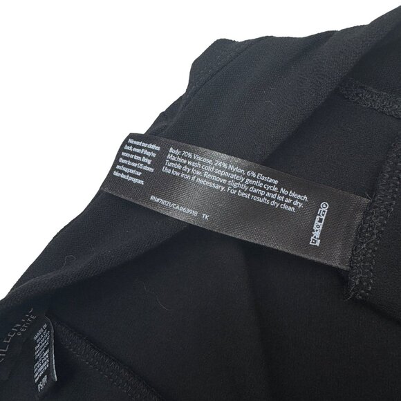 Eileen Fisher Petite Black Stretch Slim Leg Ankle Pull On Pants USA, Size PS - Picture 5 of 10